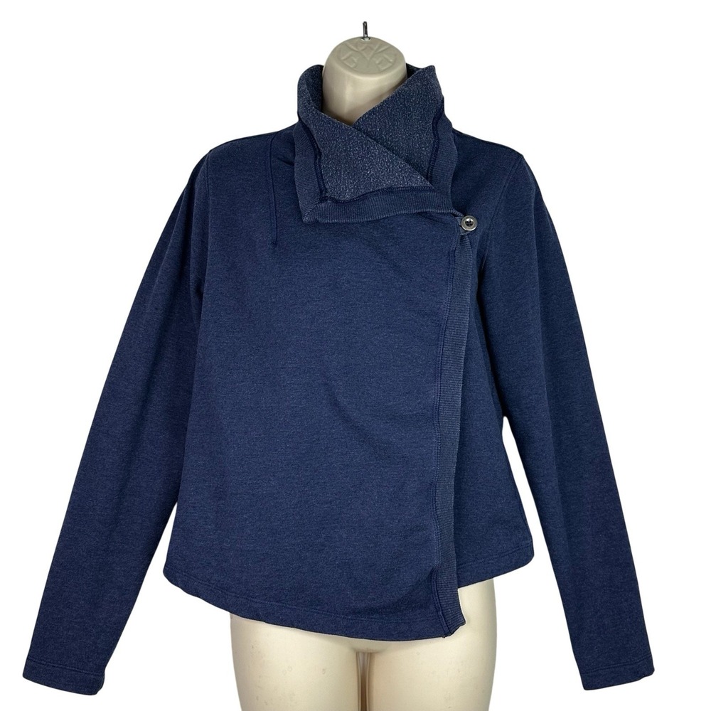 Patagonia At Sea Wrap Jacket‎ Blue Organic Cotton Cardigan Small